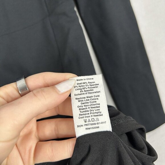 Avec Les Filles Womens Dress Extra Small Black Joyce Azria Nautical Button Ponte - Picture 13 of 16